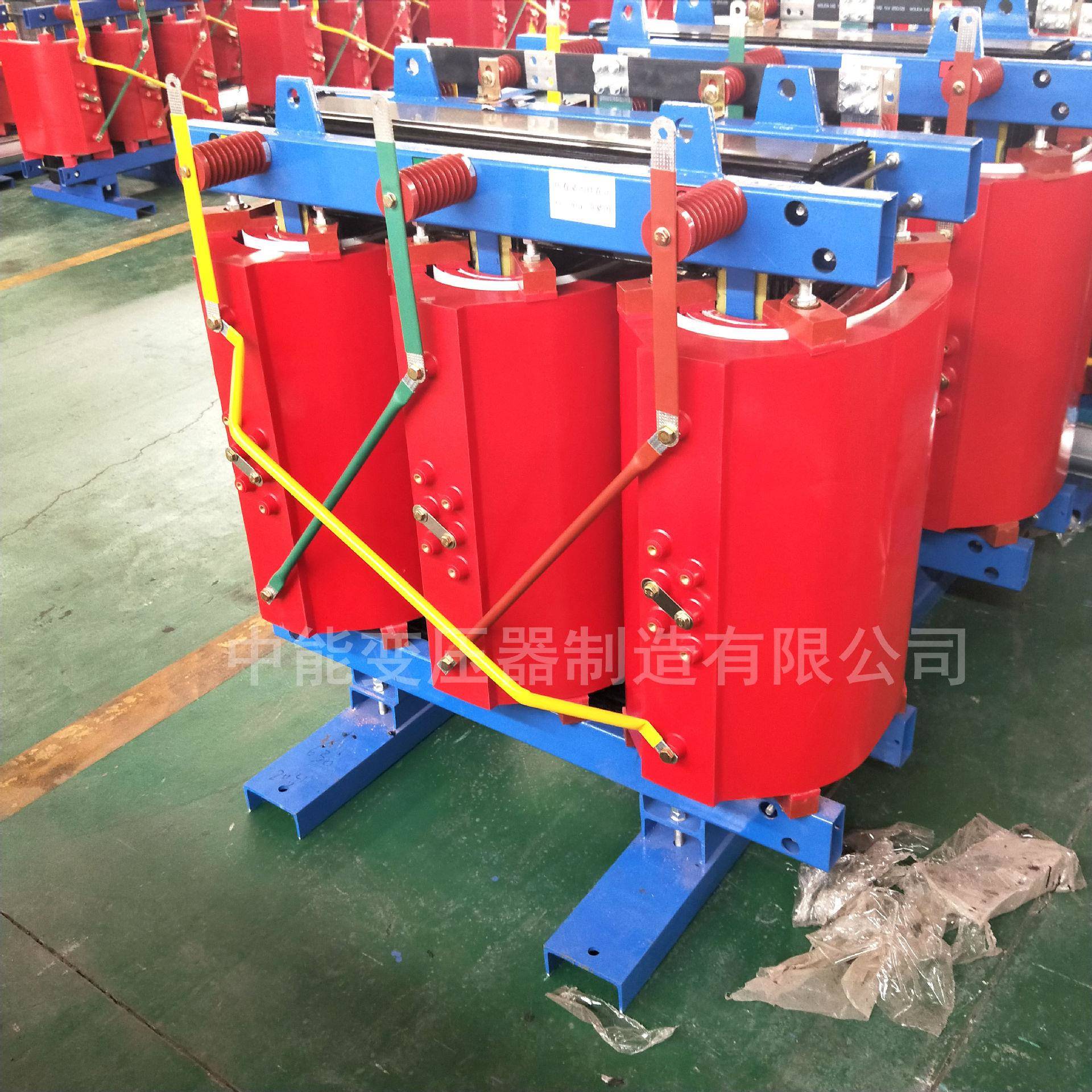 1生产1000KVA压厂家SCB0式-1000KVA干变器10KV三相干式变压器