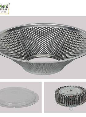 展L棚ED鳞片工矿灯10WEGX200W工厂0车间高天灯具馆球场照明灯厅吊