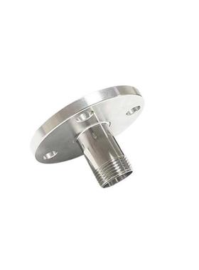 304/3不6锈钢卫生级法兰转外丝接头螺UKZ纹兰法变径丝扣1PN10