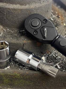 可调节公斤17867扭力扳精度力矩杆快速扭手矩套火花塞装汽车扳高