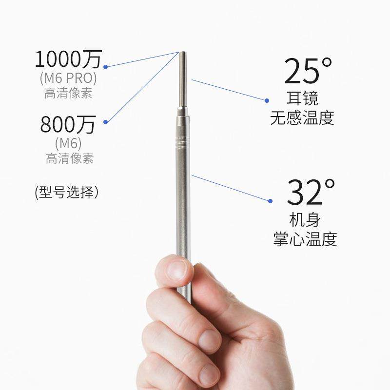 采视耳工具采耳镜挖耳勺可挖耳勺镜儿童发光智工具10耳80UHI能P