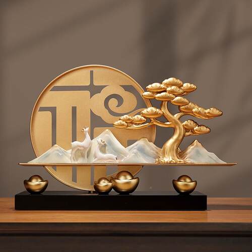 中国风金关祥云酒摆件福禄VQF好运办公室店店铺前台福玄家居软装