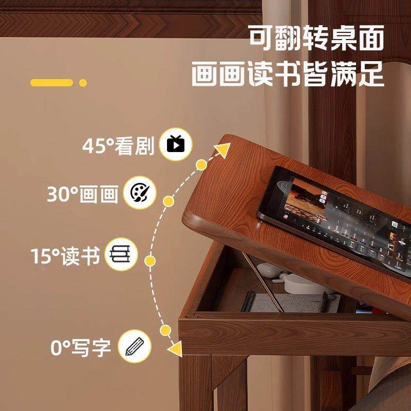 复古实木床头柜可移动边几卧床BSK边客厅家用室茶小几阳台休闲桌