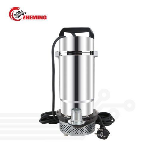 铁壳潜水泵1000W 1.2英寸高扬程大流量家用农用潜水电泵