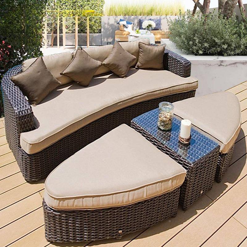 户院外沙发庭露台阳台三休人闲客厅组合藤艺室外水防藤椅藤编SUC