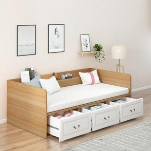 板卧室单双人床小户型用踏踏米床抽屉储物床1.专2m客式985厅榻榻