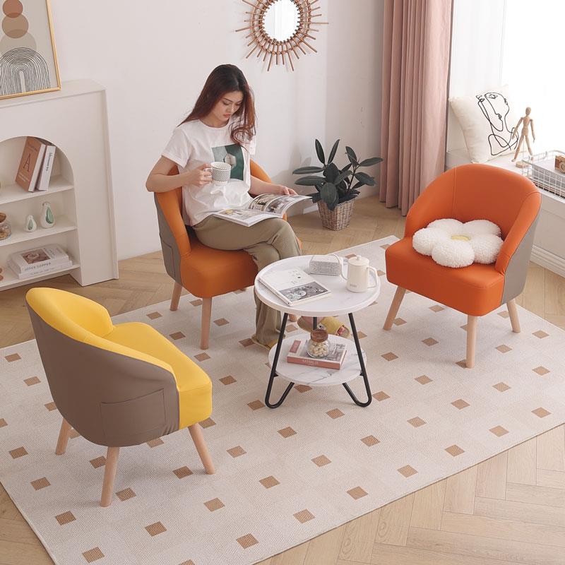 W8单人沙发F77H886J小型客厅户2025新卧室休闲沙款发休息人区接待