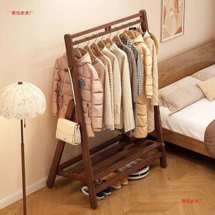 挂衣架卧地室落家用衣帽架衣可服置物架房无品牌/间折叠入户门架
