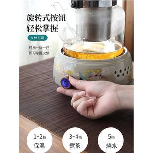 Q5M简约电陶炉家用玻煮F6S5MH璃提梁壶茶O器茶炉煮烧水壶陶瓷茶器
