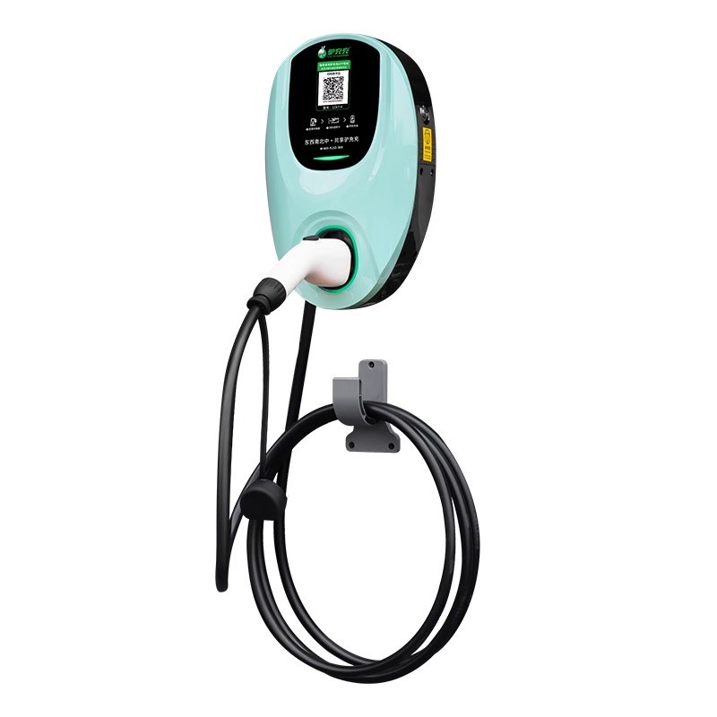 驴充充新能源快充充电桩家用汽车通用7KFW壁挂式充电枪11KW/22KW