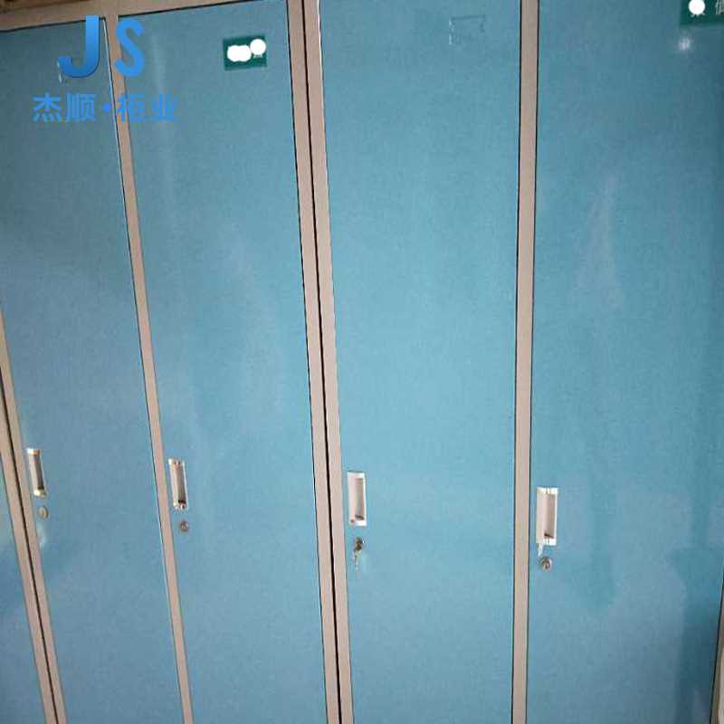 供应工厂宿舍更衣柜 铁皮柜2门 员工衣帽储物柜浴室柜带锁