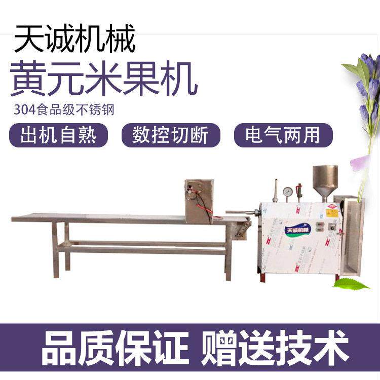 天诚牌全自动商用黄元米果机江西景德镇水粑机生产视频