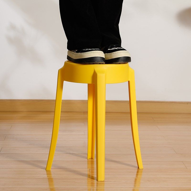 塑料凳子加厚家用耐用高的黑色四脚凳简约板凳客厅便携式餐厅椅子,住宅家具,其它凳子,淘宝优惠券,粉丝福利购,淘宝优惠卷