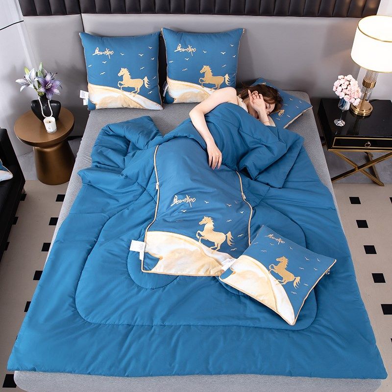 A类全棉抱枕被子两用二合一办公车用午睡靠枕毯子枕头空调夏凉被,居家布艺,抱枕被,淘宝优惠券,粉丝福利购,淘宝优惠卷