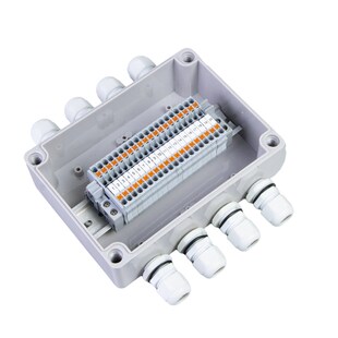 PT信号线专用防水接线盒快插端子户外密封电源ST端子直插分线盒