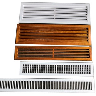 实木中央空调出风口防结露不滴水木质百叶窗进风口排送风口定制做