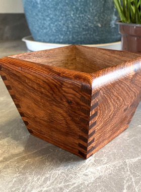 高档红木米斗摆件老式创意缅甸花梨量米斗大果紫檀厂家直销