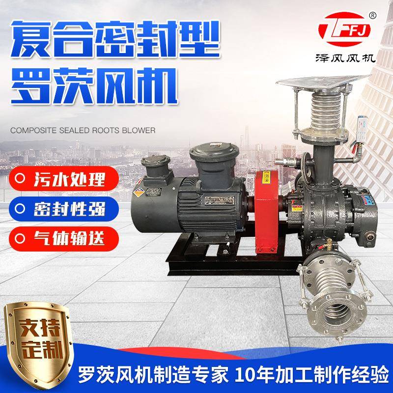 沼气天然气煤气增压泵特殊气体输送复合密封性罗茨风机