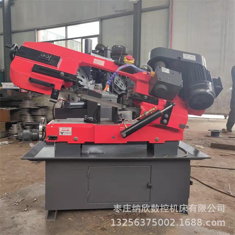 角度小型锯床BS712金属带锯床小型金属带锯床可锯切45度