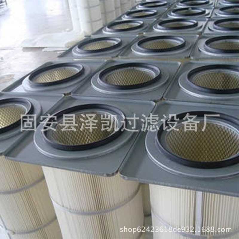 卡盘式侧装3290除尘滤筒无纺布折叠除尘滤芯上装式防静电焊烟滤筒