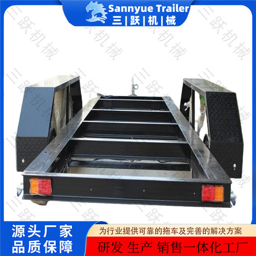 骨架拖车底厂家  运输工具骨架拖车型号 价格实惠