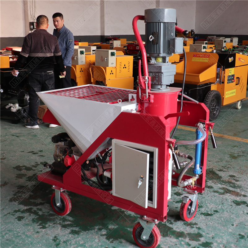 全自动干粉石膏喷涂机轻质石膏预搅拌喷涂机室内外墙面粉刷抹墙机