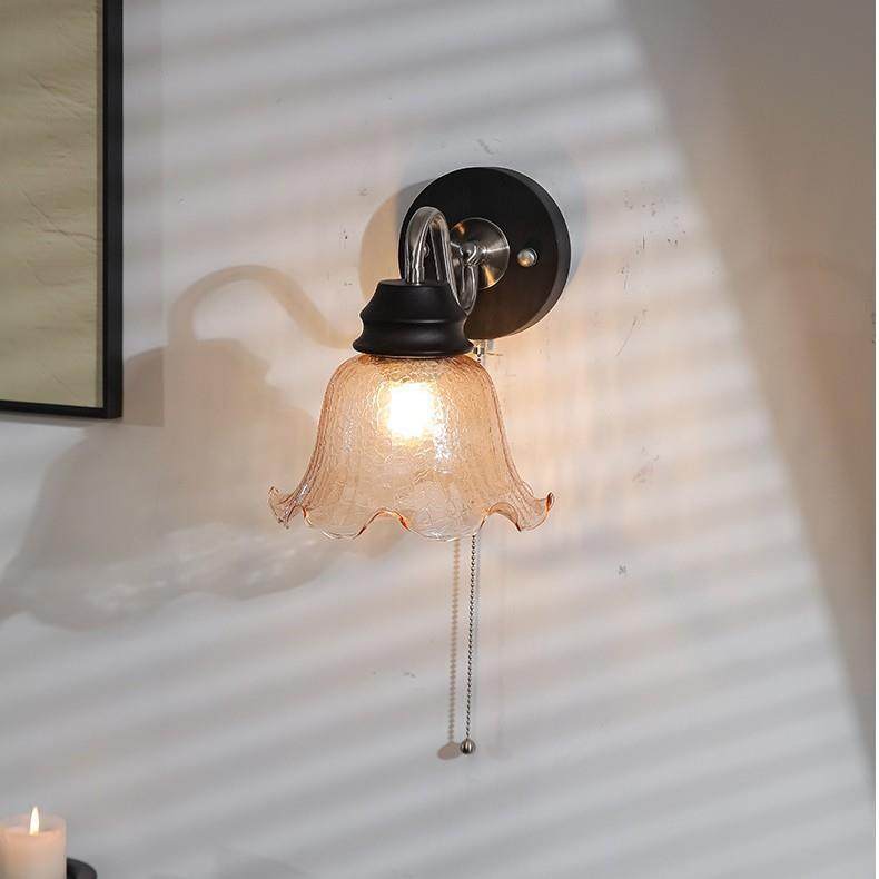 床古头壁灯氛围感中法室式实木卧客厅714背景复墙灯具高端古灯饰