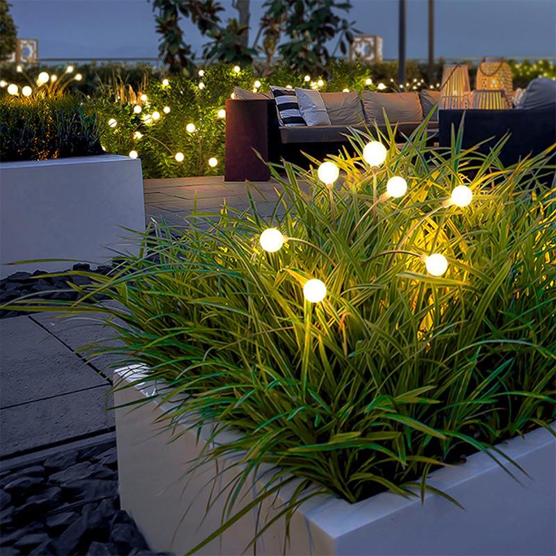 花户风动萤萤火虫灯火虫灯发光灯 草坪景观装外饰灯 萤火虫园灯网