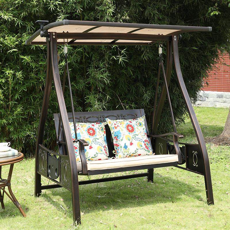 双人秋千户外三荡人阳摇椅室外庭院秋ZF7025C千室内床家用吊椅台