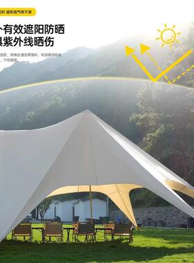 超大天篷户外露营莲花云幕顶客厅巨型八爪鱼穹顶SFTM帐篷帐万重山