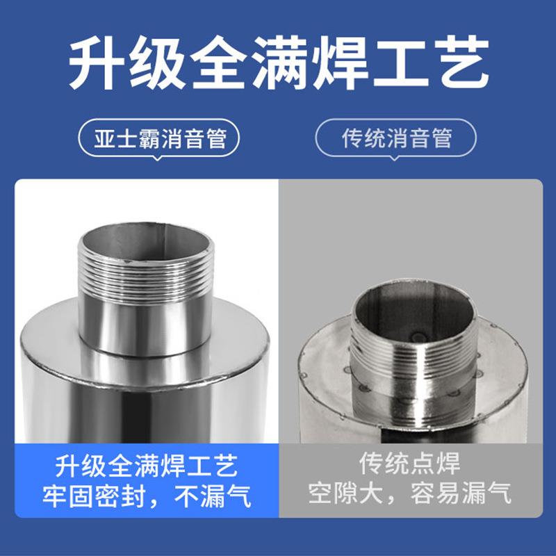 不454锈钢消音器 鼓风 高压风机消器 旋泵涡气消声器音 机外置消