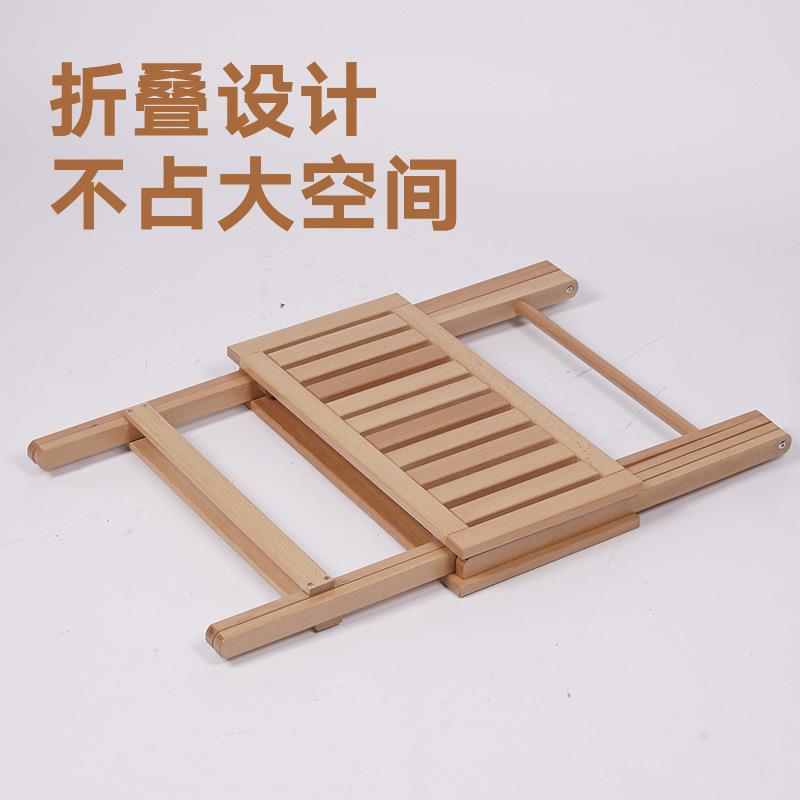 户折外实木榉木折叠折叠小方桌茶几家小用桌子叠高脚餐桌桌便携式