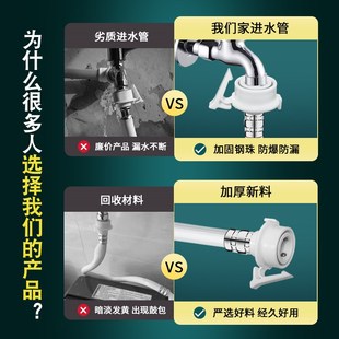进水管接头全自A动上水软管通用延长注水管出水 海信洗衣机原装