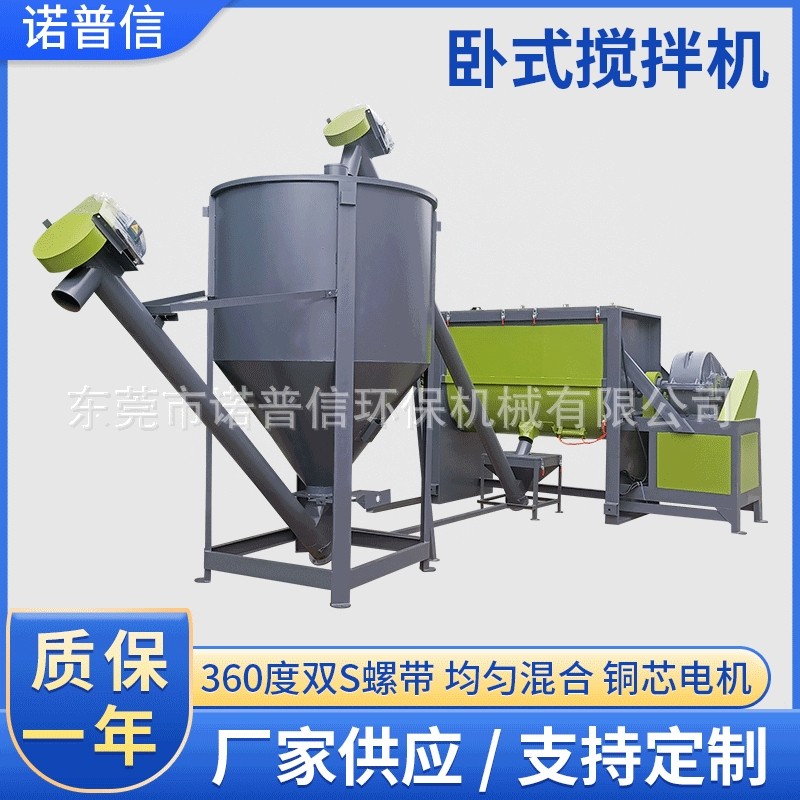 碳酸钙细粉原料卧式搅拌机 双螺带不锈钢卧式干粉混合机生产线,五金/工具,拌料机,淘宝优惠券,粉丝福利购,淘宝优惠卷