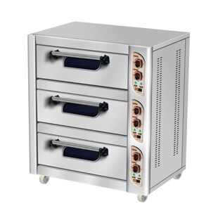 广州汇利VH-33三层三盘电烘炉电烤箱烧烤炉电热烘炉烤肉糕点烘培