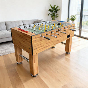桌上足球桌标准八杆成人桌面足球机国标比赛桌式 足球台家用多人