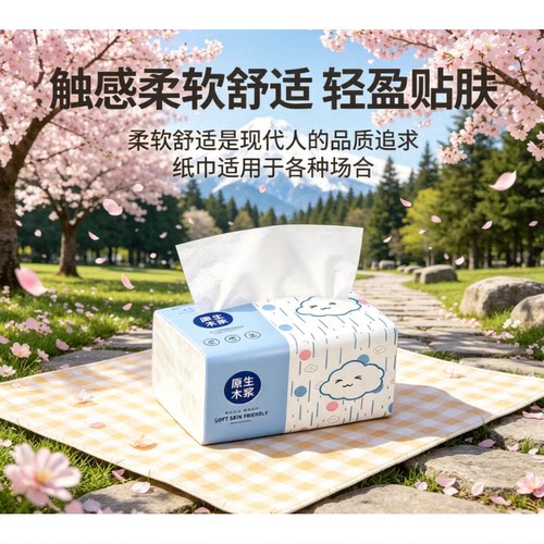 商用加量装家用可擦手纸家庭装原木优质抽纸大包加量大包工厂宿舍