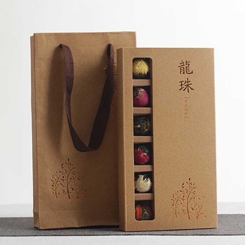 云南普洱茶龙珠花茶 茉莉百合牡丹黄菊玫瑰白菊 六味龙珠花茶