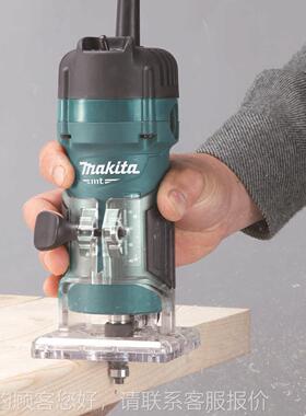 2042（mak）ita开M370B修边机木工槽机铝塑板开孔电动0工具电锣机