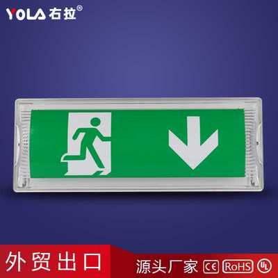 消防应急指示灯指示牌标志灯 持续型非持续性通用Emergency light