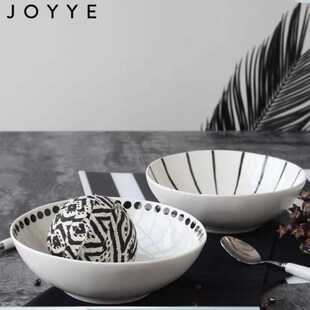 创意家用陶瓷碗陶瓷沙拉碗盘米饭碗汤碗简约面碗 JOYYE梦境奇遇