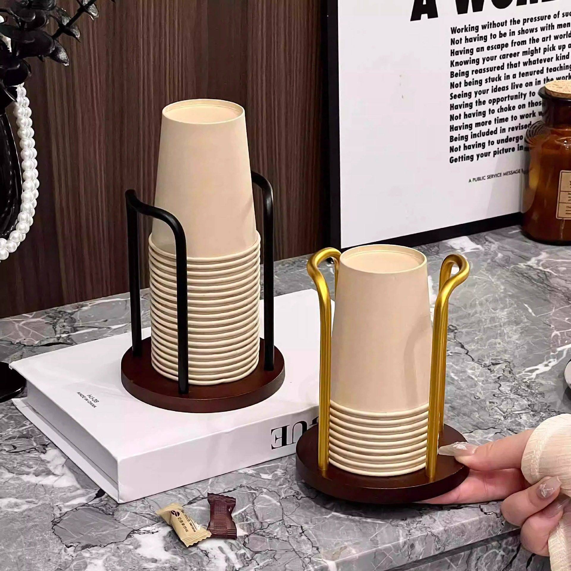 实木一次性杯架档纸杯架取杯架公室纸杯取杯器收纳置物架,家庭/个人清洁工具,杯架,淘宝优惠券,粉丝福利购,淘宝优惠卷