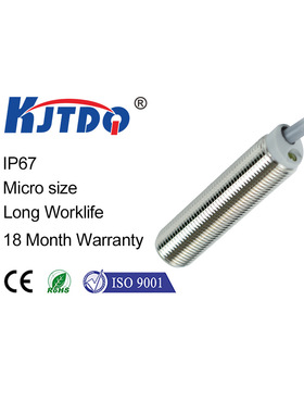 【M12-2mm】凯基特电感式接近开关J12M-N 交流直流可选齐平安装