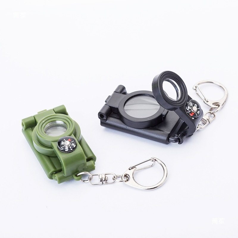 儿童迷你望远镜单筒带灯折叠望远镜 钥匙扣玩具礼品