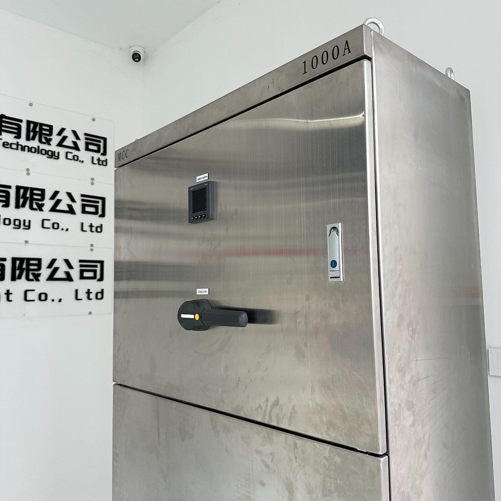 PLC控制柜变频器恒压供水自动化电气成套配电箱不锈钢高低压柜