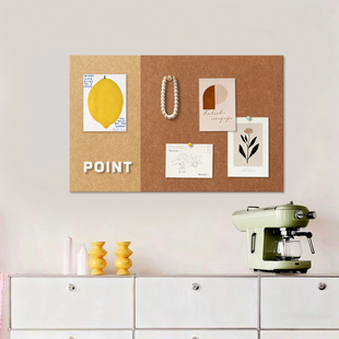 毛毡板免打孔照片装 饰多巴胺留言板墙贴客厅卧室餐厅自粘展示板