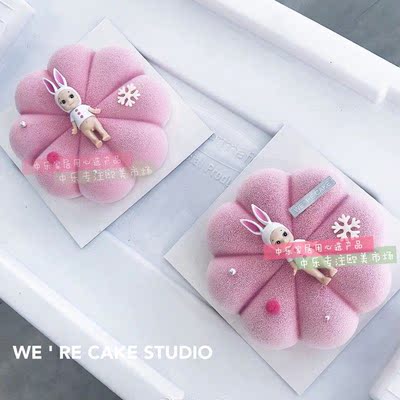 花朵甜品西点慕斯蛋糕模圆形花形糕点马拉糕蒸糕食品烘培模具创意