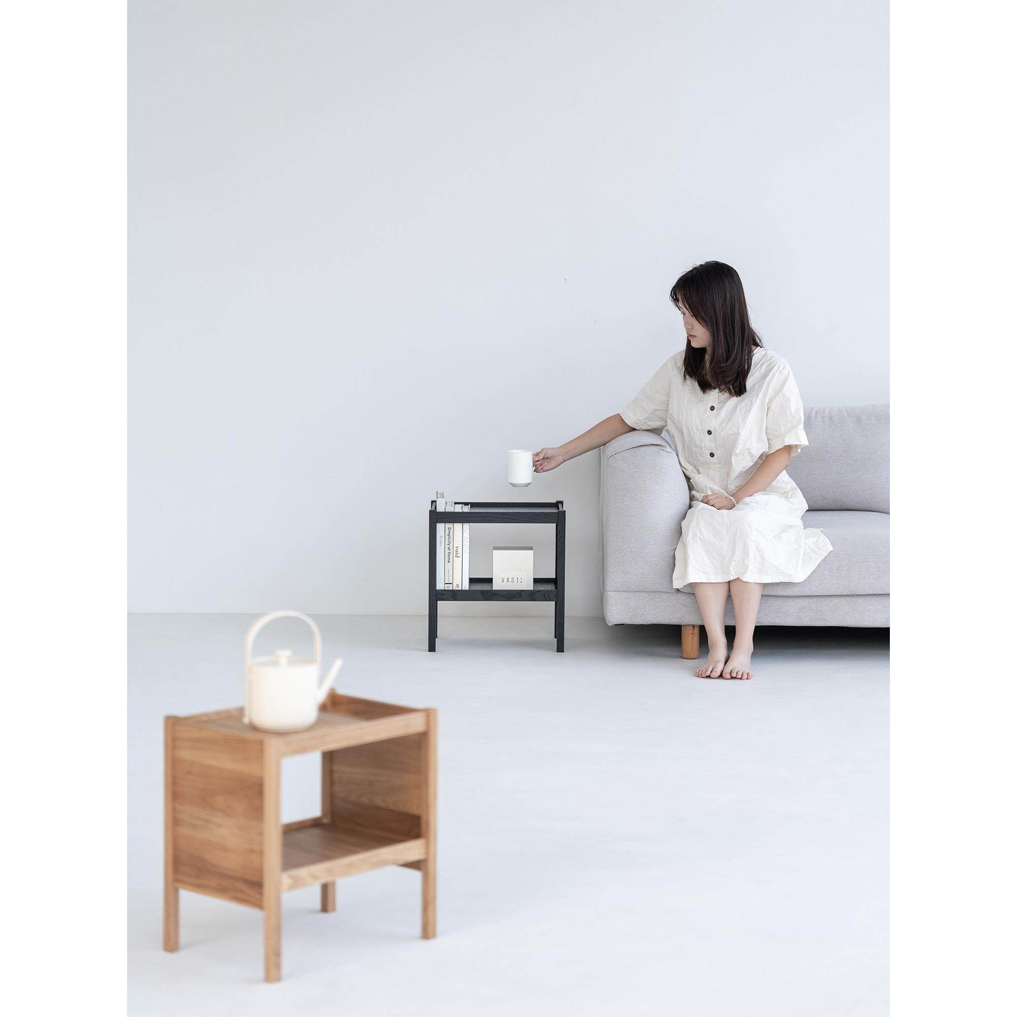 三个南风边柜灰实木沙发边桌书架Wabi-Sabi风格边桌小咖啡桌客厅,住宅家具,角几/边几,淘宝优惠券,粉丝福利购,淘宝优惠卷