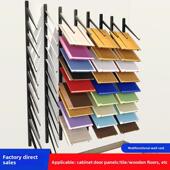 橱柜门板样品彩板展示架木板货架支撑钉墙挂钩墙样品瓷砖滑板展示