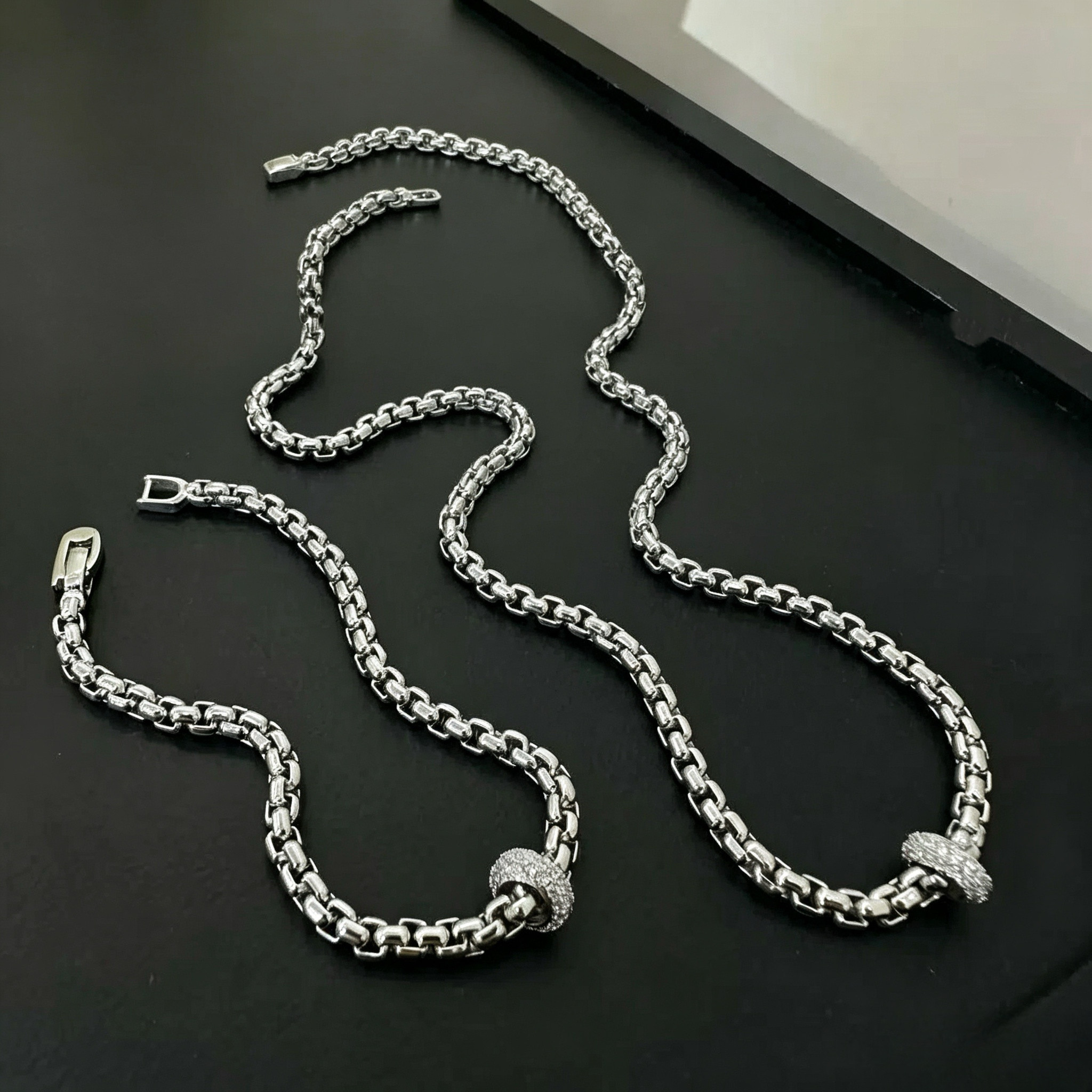 意大利轻奢S925纯银路路通葡萄藤手链女中古风简约高级感小众首饰